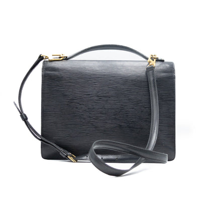 Louis Vuitton Sac à Main Monceau 28 Epi Noir