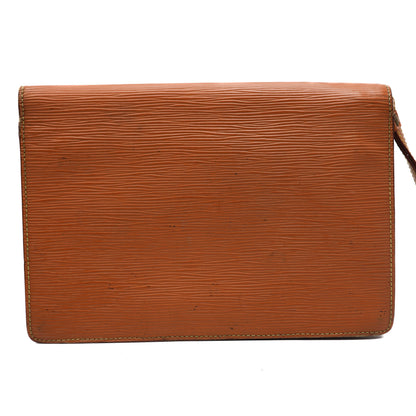Louis Vuitton Sac à Main Sellier Epi Marron