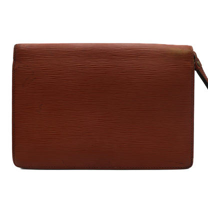 Louis Vuitton Sac à Main Sellier Epi Marron