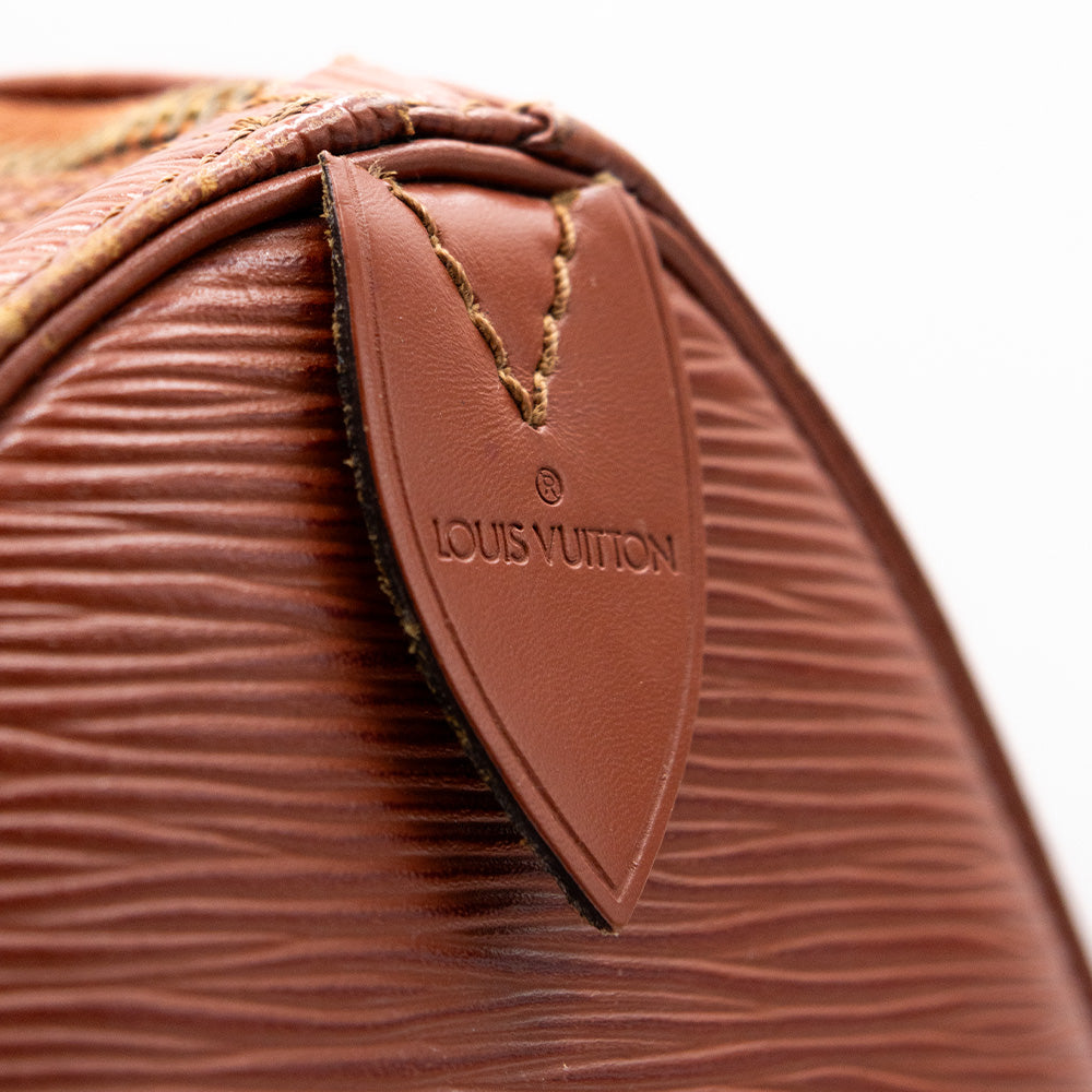 Louis Vuitton Sac à main Speedy 30 Epi Marron