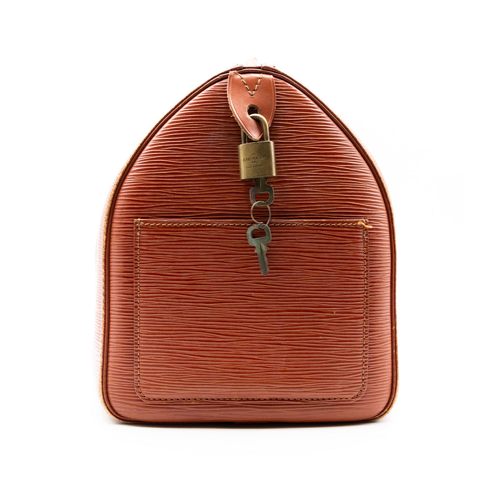 Louis Vuitton Sac à main Speedy 30 Epi Marron
