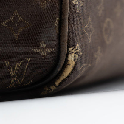 Louis Vuitton Sac à main Speedy 30 Monogram Mini Lin Marron