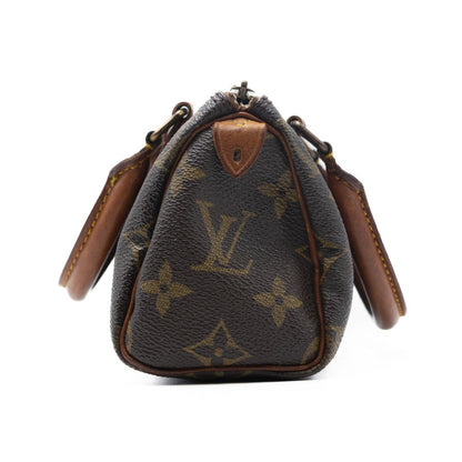Louis Vuitton Sac à main Speedy Mini Monogram Marron