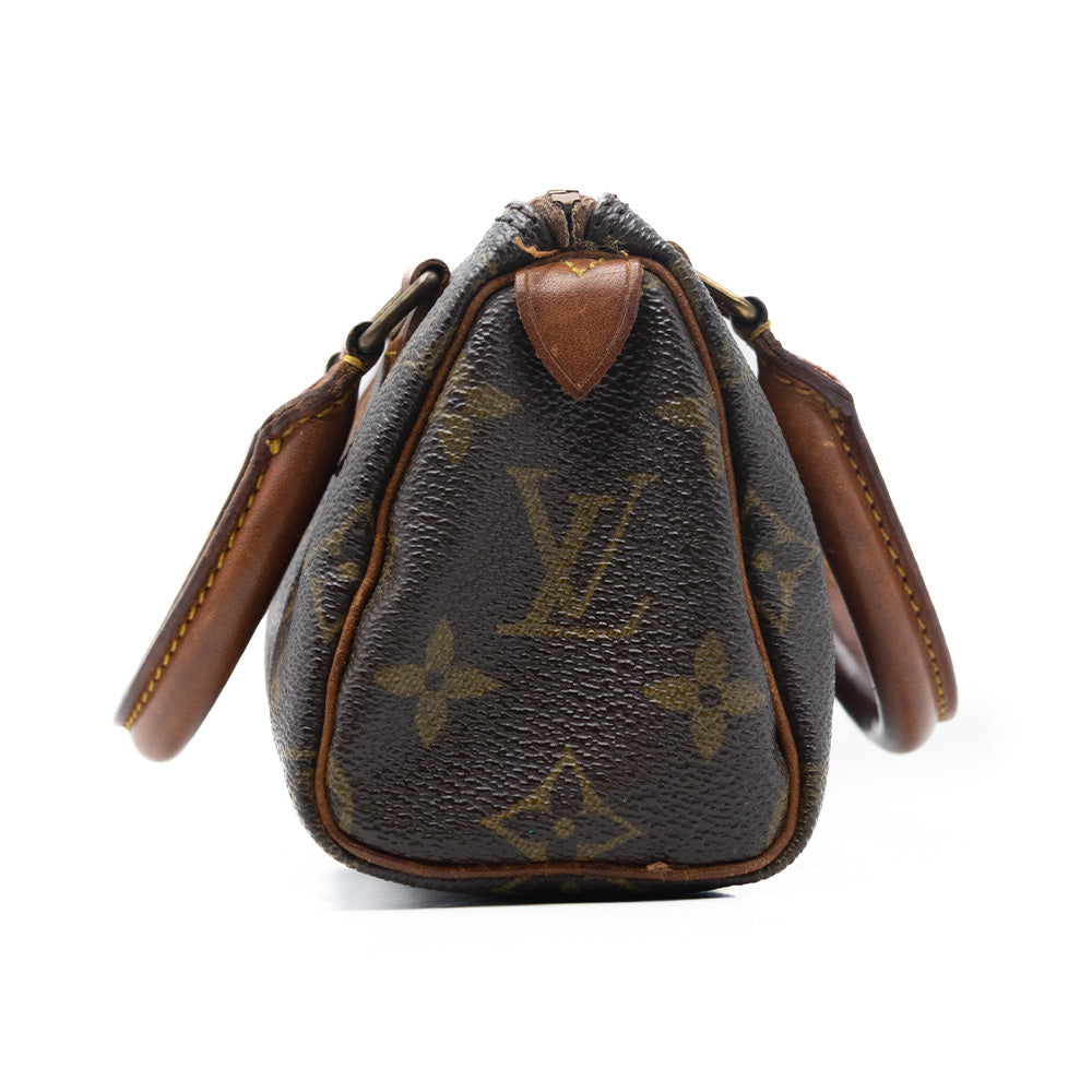 Louis Vuitton Sac à main Speedy Mini Monogram Marron