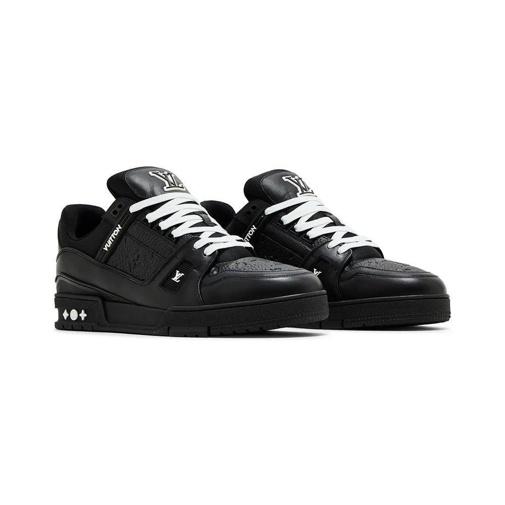 Louis Vuitton Trainer Black Embossed Monogram