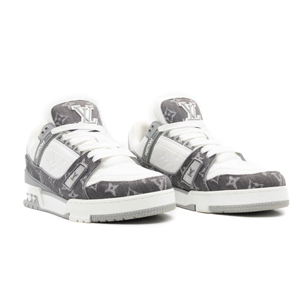 Louis Vuitton Trainer Denim Grey White