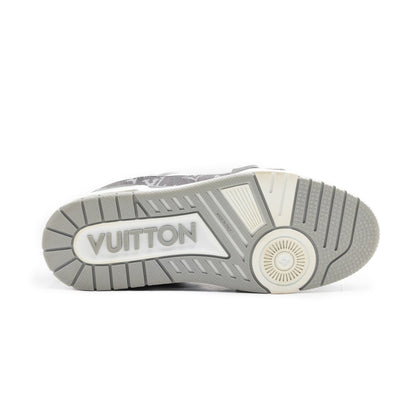 Louis Vuitton Trainer Denim Grey White