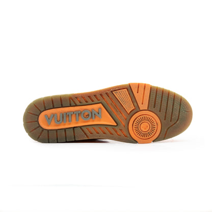 Louis Vuitton Trainer Orange Grey