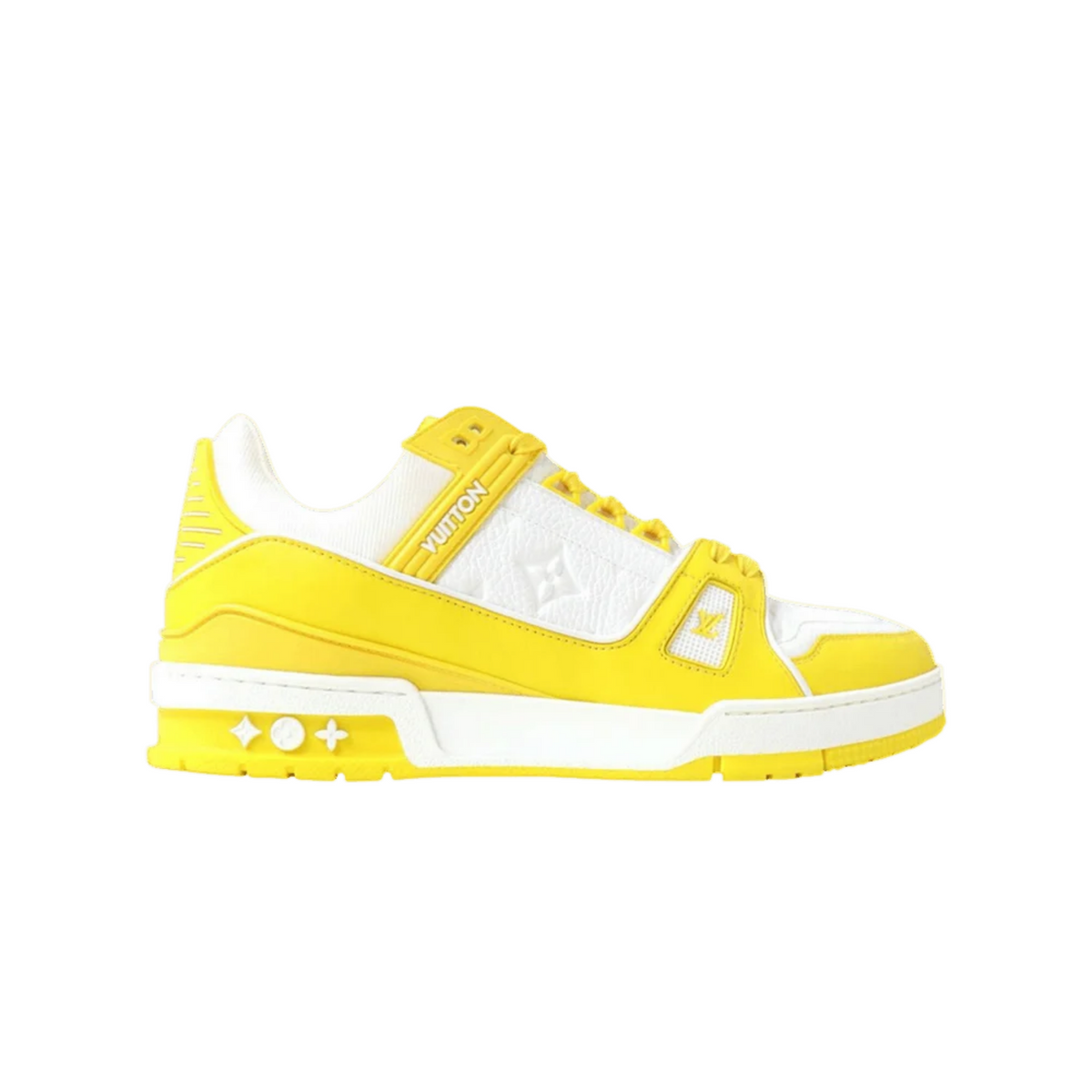 Louis Vuitton Trainer Yellow White Monogram