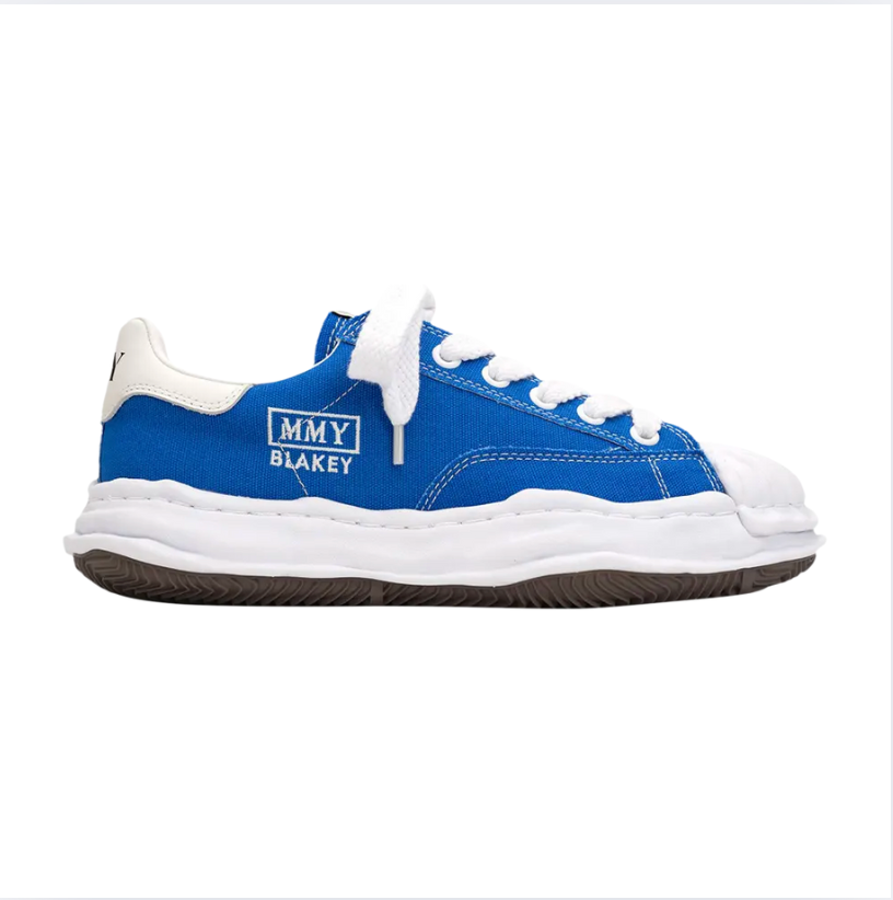 Maison Mihara Blakey OG Sole Vintage Canvas Low Clear Blue