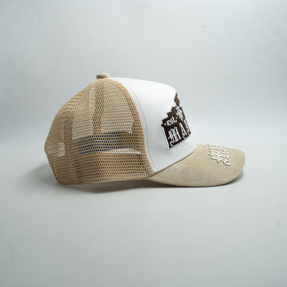 Mansion Arte Trucker Cream Mokka Cap
