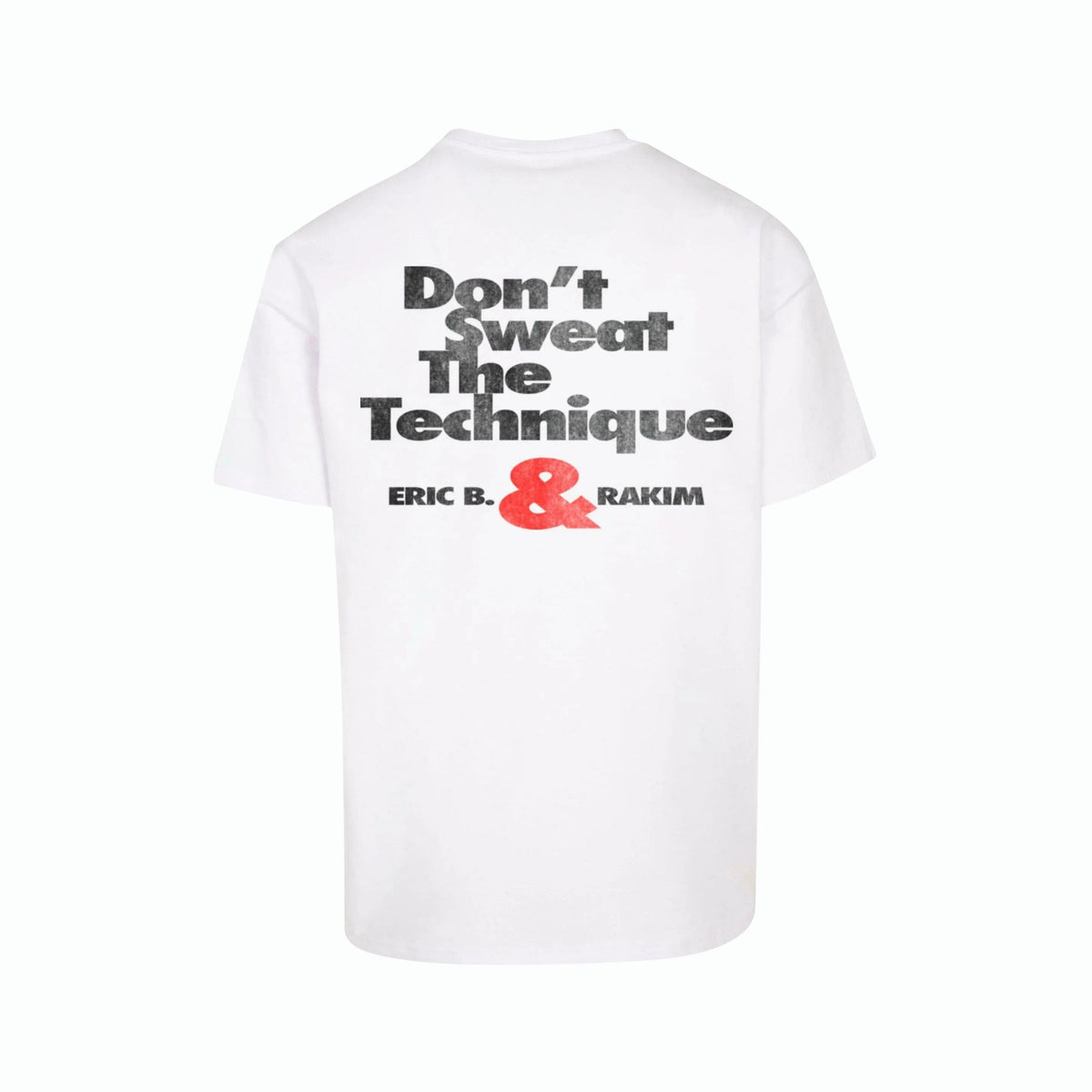 Mister Tee T-shirt Eric B & Rakim Sweat the Technique Blanc