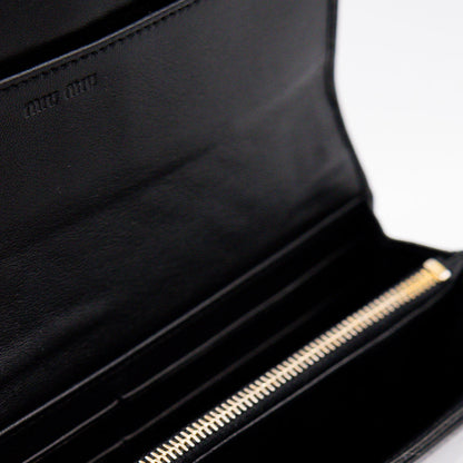 Miu Miu Mini Sac Cuir Noir
