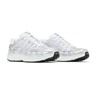 Nike P-6000 White Blue Tint Sail Metallic Silver