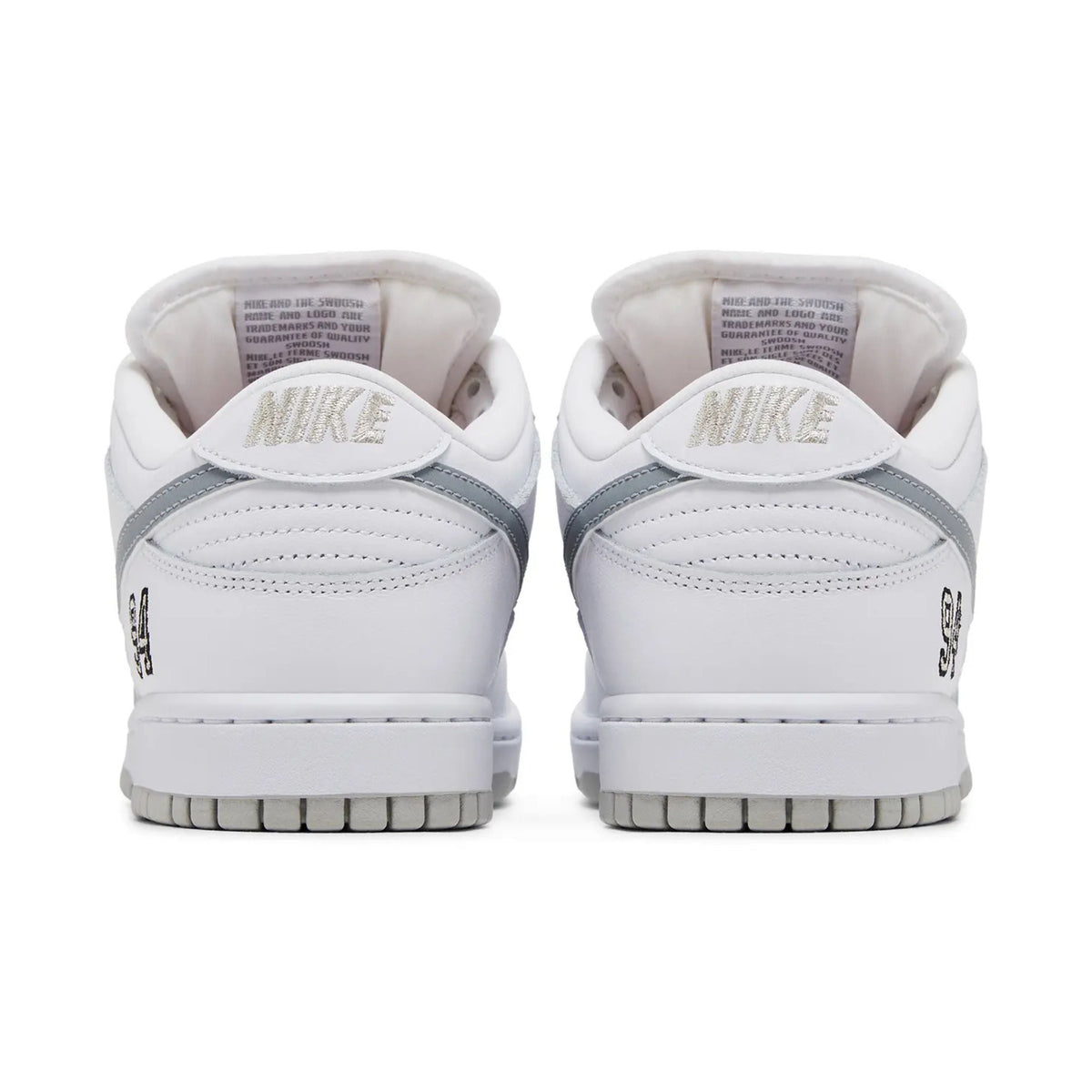 Nike Dunk SB Low Supreme 94 White Metallic Silver