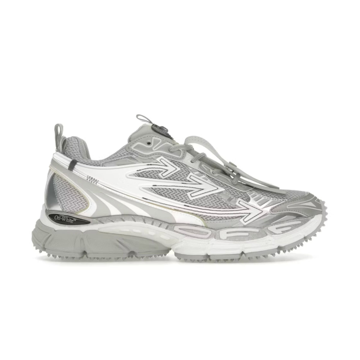 Off-White Be Right Back Gray Silver