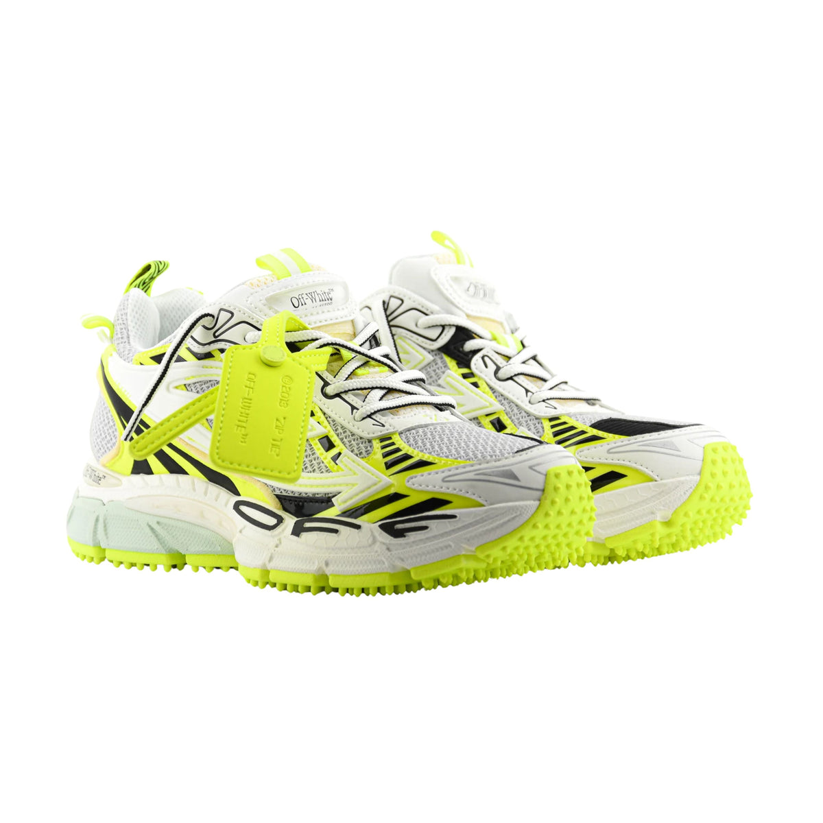 Off-White Be Right Back hite Yellow Fluo