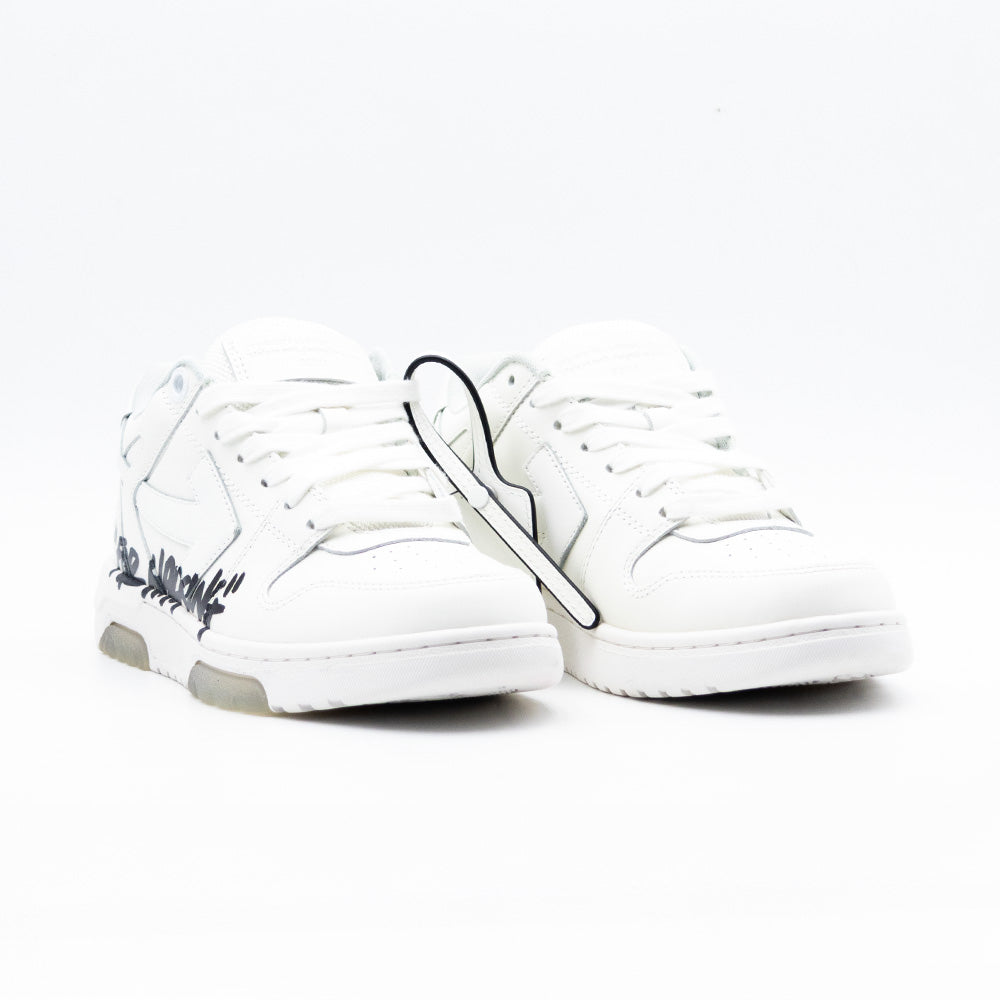 Off-White Out Of Office OOO  Low Tops For Walking White Black