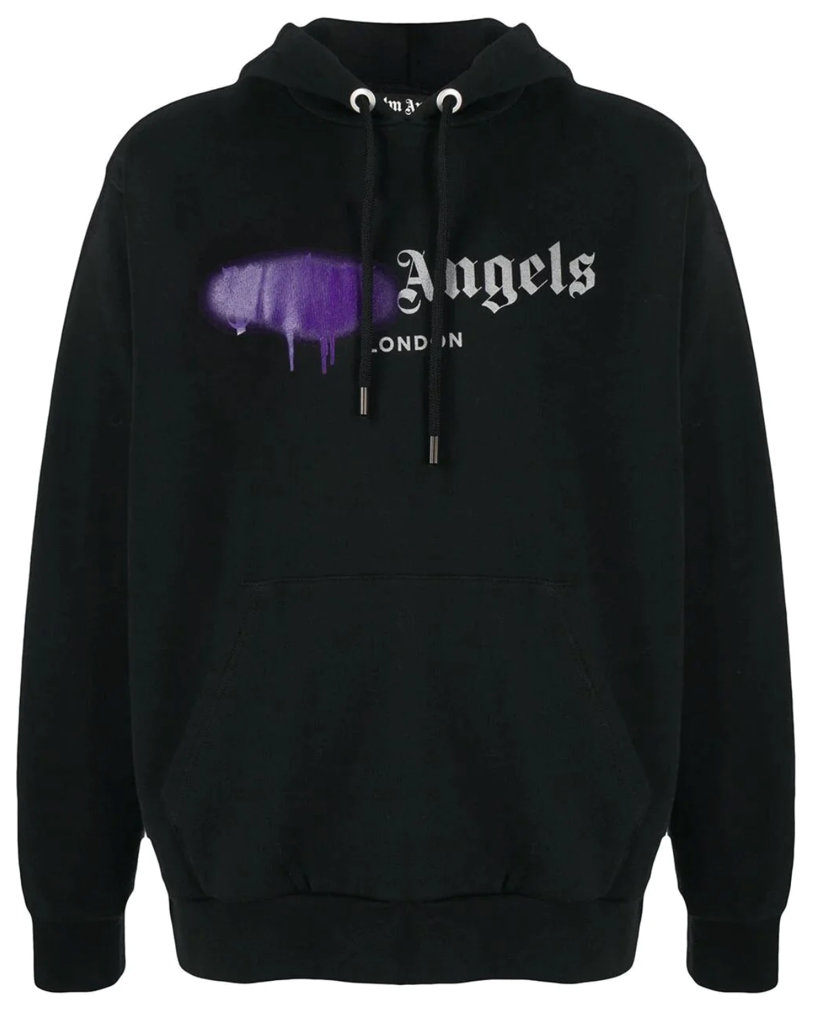 Palm Angels Hoodie London Spray Noir