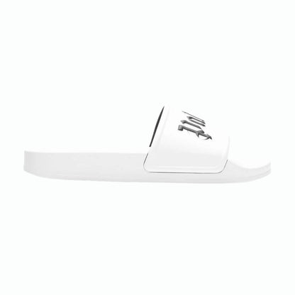 Palm Angels Logo Slide White Black