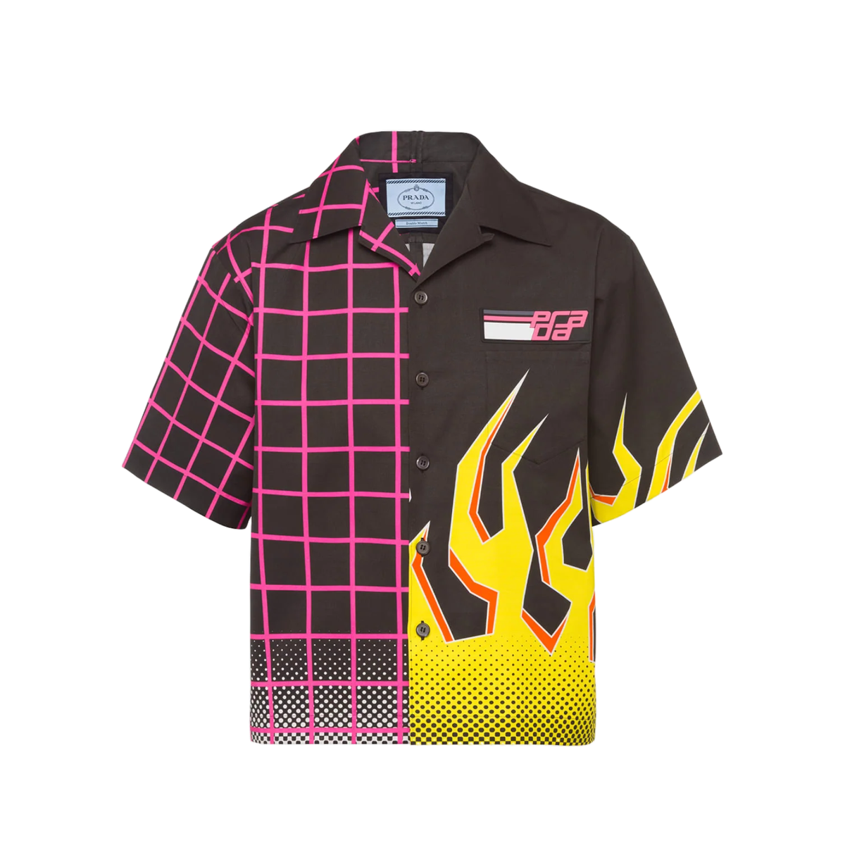 Prada Chemise Double Match Button Up