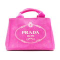 Prada Sac à main Canapa Rose