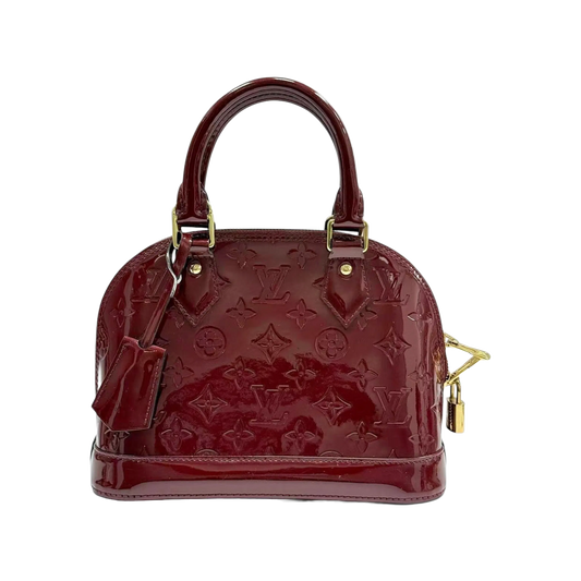 Sac à main Louis Vuitton Alma BB cuir magenta