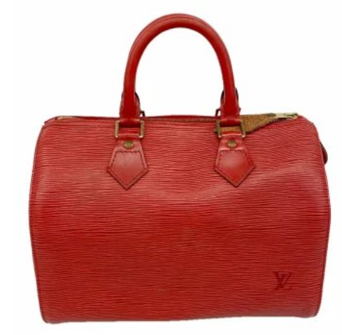 Sac à main Louis Vuitton Speedy 30 Épi rouge castillan