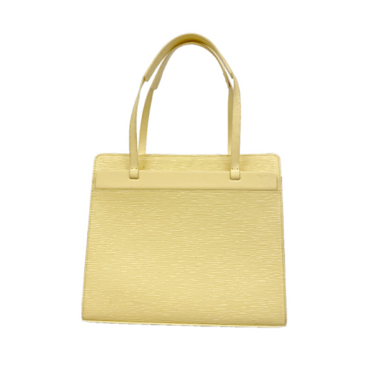 Sac cabas Louis Vuitton Épi Croisette PM vanille