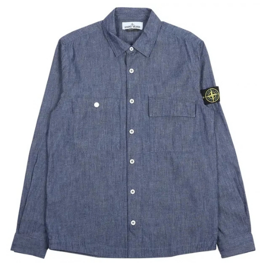 Stone Island Long-Sleeve Button Down Shirt 'Wash'