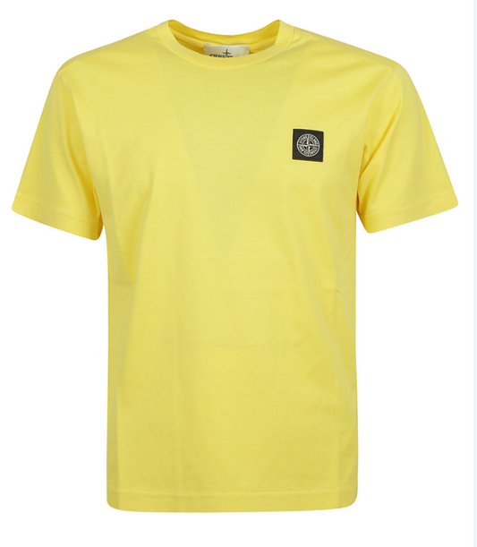 Stone Island Stone Island Patch T-Shirt - Yellow