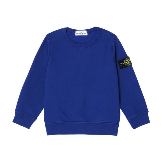 Stone Island Pull Bleu Electrique