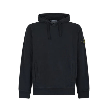 Stone Island Pull Hoodie Bleu