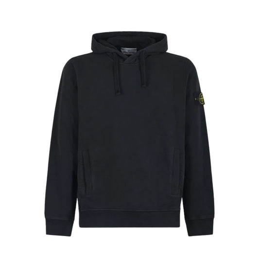 Stone Island Pull Hoodie Bleu