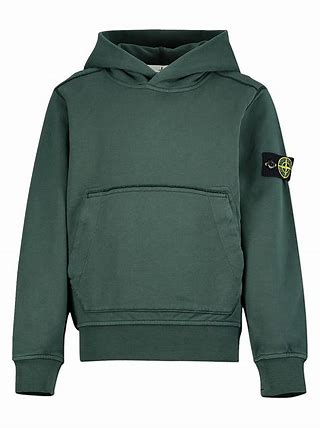 Stone Island SS22 Junior Hoodie Verde