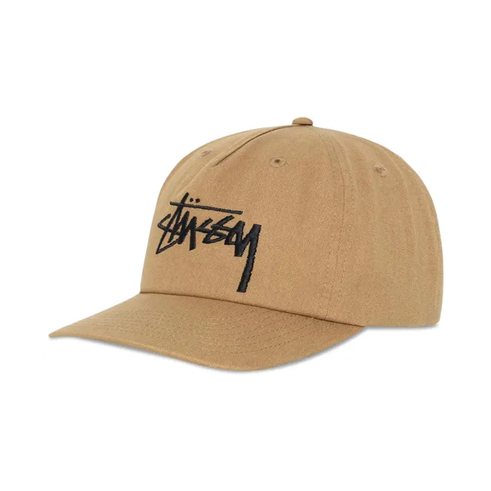 Stussy Casquette Big Stock Snapback Tobacco