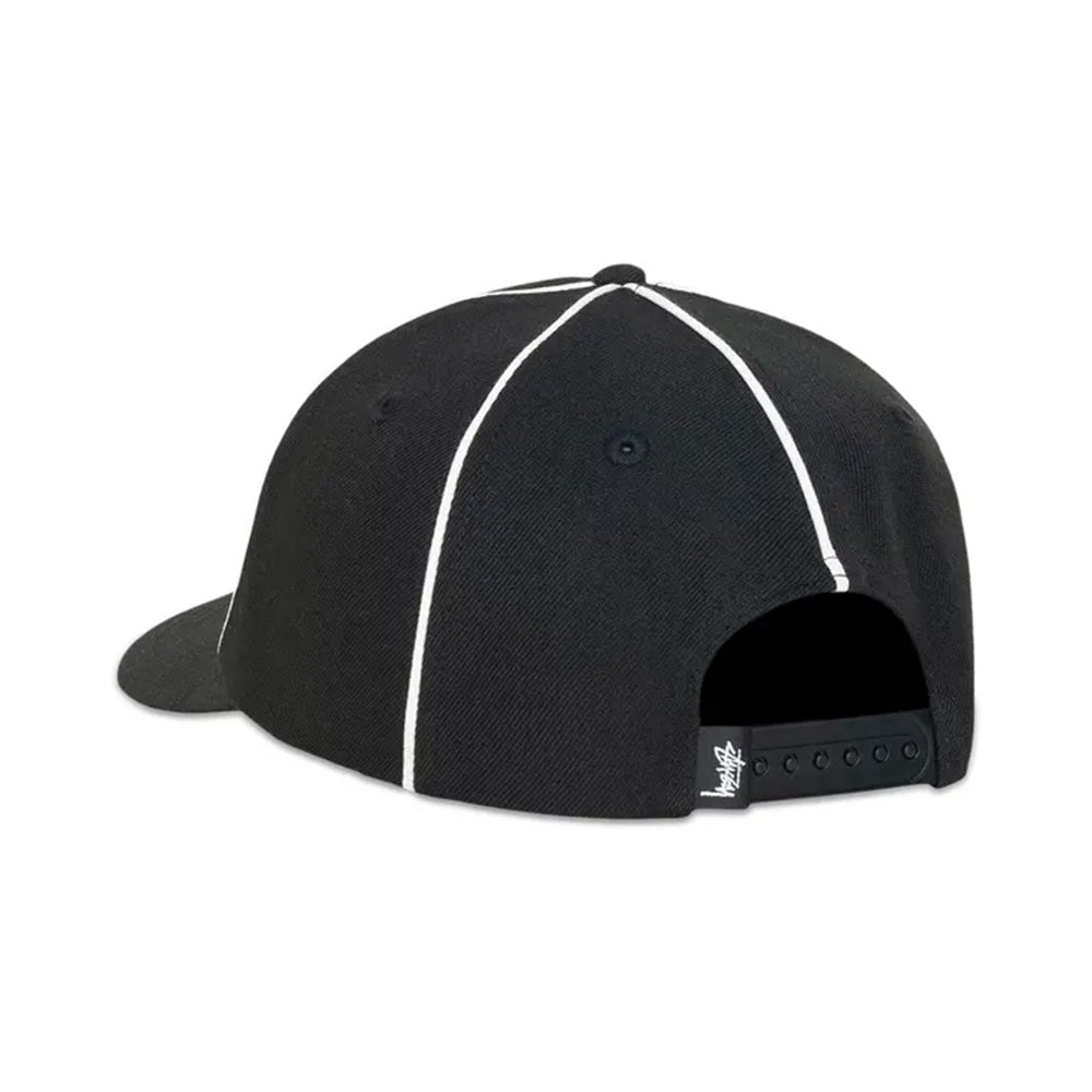 Stussy Casquette Contrast Piping Snapback Noir
