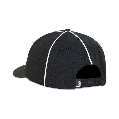 Stussy Casquette Contrast Piping Snapback Noir