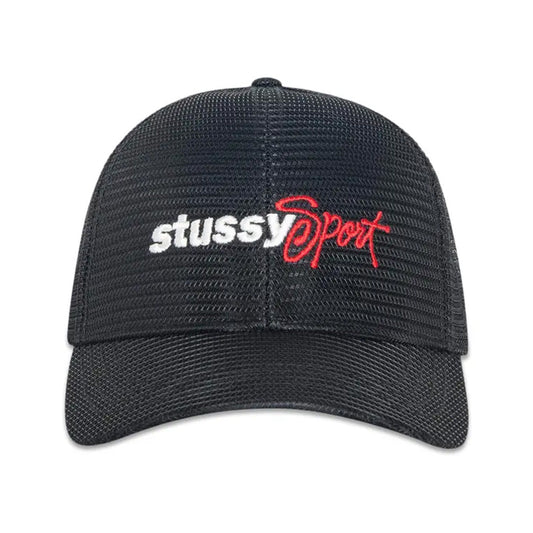 Stussy Casquette Sport Mesh Snapback Noir