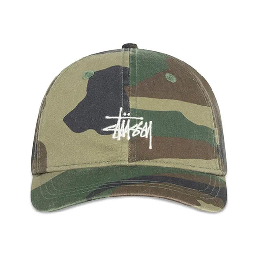 Stussy Casquette Washed Woodland Camo