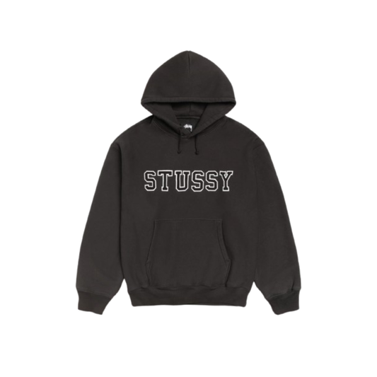 Stussy Felt Applique Hoodie Noir