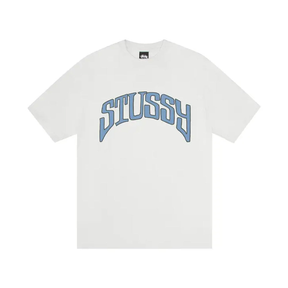 Stussy T-shirt Arched Blanc