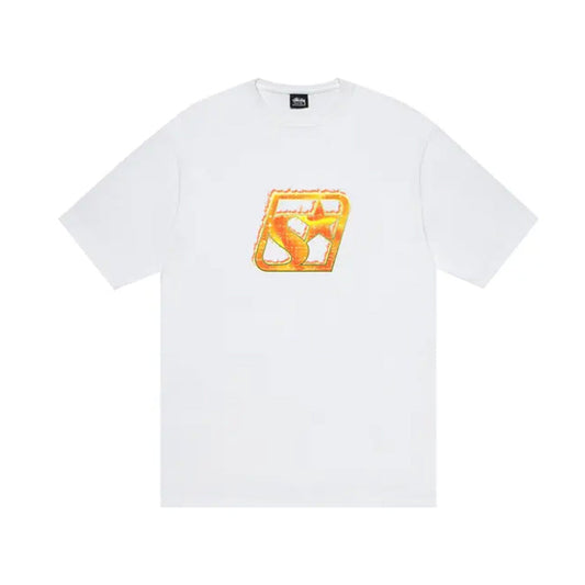 Stussy T-shirt Blaze Blanc