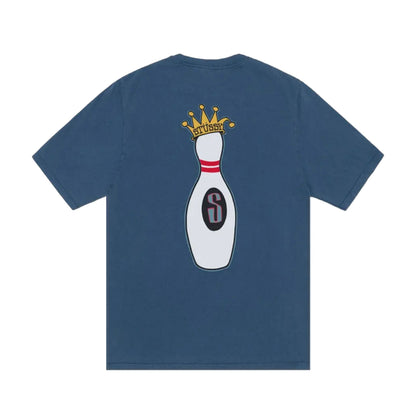 Stussy T-Shirt Pigment Dyed Kingpin Bleu Marine