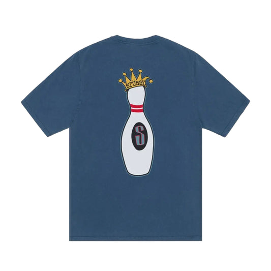 Stussy T-Shirt Pigment Dyed Kingpin Bleu Marine