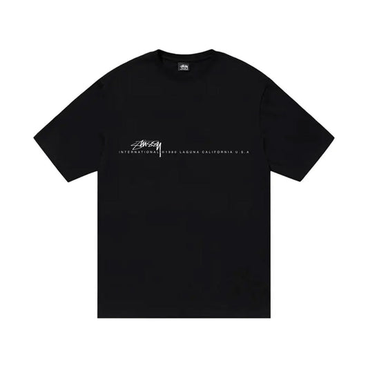 Stussy T-shirt Smooth 80 Noir