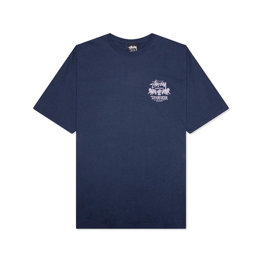 Stussy T-shirt Tough Gear International Bleu