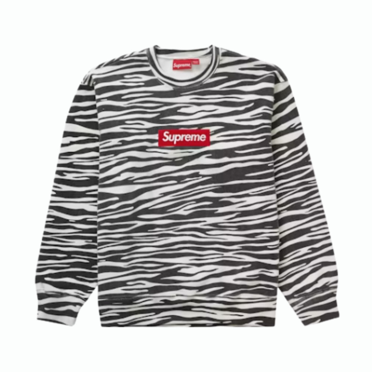 Supreme Box Logo Hooded Sweatshirt Zebra