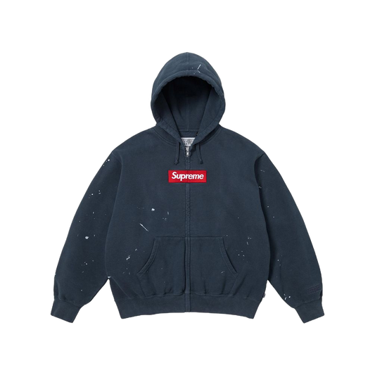 Supreme MM6 Maison Margiela Box Logo Zip Up Navy