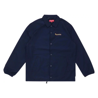 Supreme Veste - Gonz Logo Coaches - Navy Blue